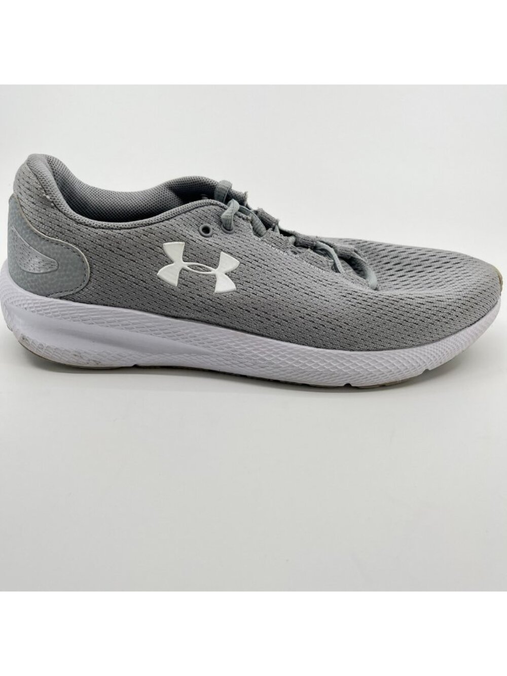 Under Armour Charged Pursuit 2 Womens Size 8.5 Gray White Running Shoes Sneakers